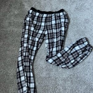 Victoria's Secret Black and White PJ pants